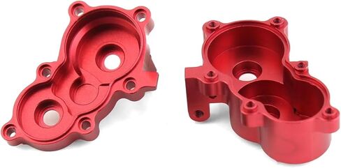 RC Upgrade Parts For Traxxas For Slash For E-Revo For Summit 1/16 7379R Metal Gearbox Housing Case 7091 Gear Cover RC Car Upgrade Parts Accessories(Red) in Saudi Arabia