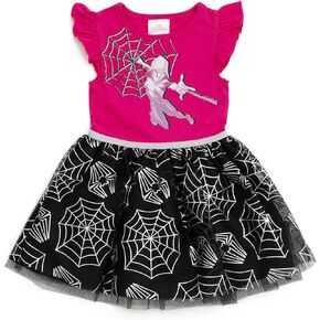 Marvel Spider-Man Ghost Spider Girls Tulle Tutu Dress Toddler to Big Kid