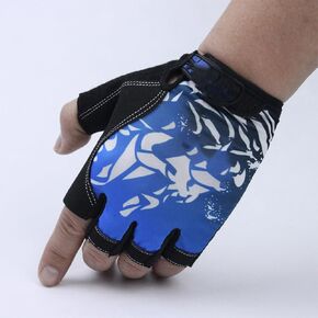 Cycling Gloves Bike Gloves Ice Silk Half Finger Cool, Breathable, Anti Slip, Non Slip, Touch Screen, Bike Sports Gloves for Men and Women