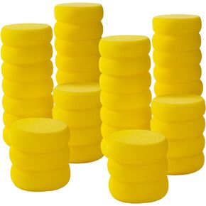 50 عبوة من إسفنجة رسم الوجه، إسفنجة اصطناعية بألوان مائية مقاس 2.9 بوصة، إسفنجة مستديرة للفنانين لطلاء الوجه، والألوان المائية، والحرف اليدوية، والفخار، والطين، والسيراميك in Kuwait