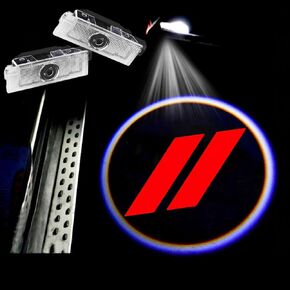 2Pcs Car Door Lights Projector Ghost Shadow Lights Laser Welcome Lamp Light Compatible with Chevy Silverado 1500 GMC Sierra 1500 Ram 1500