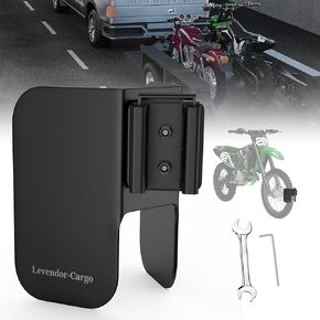 E-Track Dirt Bike Wheel Chocks,Bike and Dirt Bike in Enclosed Trailer/Garage/Trucks with E-Track,fit Tire Up to 6 Inches,Heavy Duty 10 Gauge Steel E Track Wheel Chock(1 Pack)