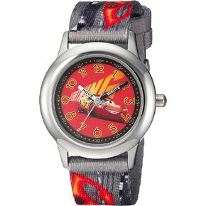 Disney Cars Kids' WDS000296 Cars 3 Analog Display Analog Quartz Grey Watch