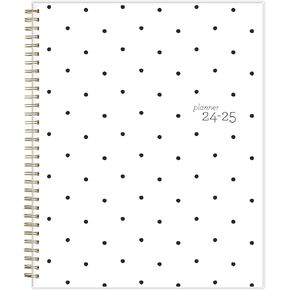 Blue Sky 2024-2025 Academic Year Weekly and Monthly Planner, 8.5" x 11", Wirebound, Pippi (142574-A25)