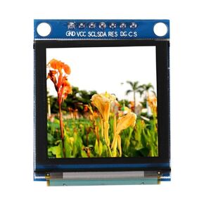 1.5inch OLED Display Module I2C IIC SPI Serial 128 * 128 Color OLED LCD White Display Module for SSD135 Serial Peripheral Interface OLED Color Display Graphic Module