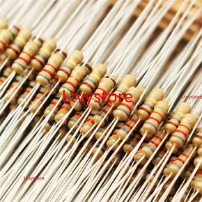 Ltvystore 1500pcs 75 Values 1 ohm - 10M ohm 1/4W Carbon Film Resistors Assortment Kit Assorted Set