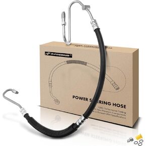 A-Premium Power Steering Pressure Hose Line Assembly with Switch Port Compatible with Dodge Durango 2000-2003, Dodge Dakota 2000-2004, 4.7L 5.9L, 4WD, Pump To Gear