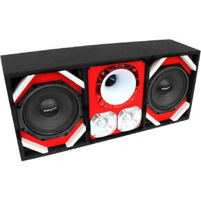DEEJAY LED TBH8RED DEEJAYLED 2 8" Despacito Horn 2 TW Braz