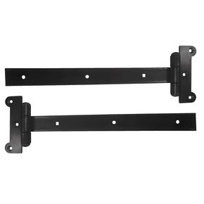 Nuvo Iron Hinge Strap GATE STL BLK 12IN SH12BLK/B