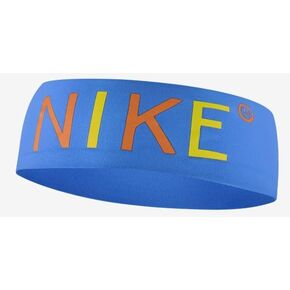 Nike Fury Printed Headband (Light Photo Blue/Yellow Strike/Orange Trance)
