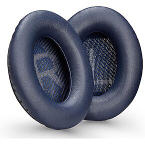 AHG QC35 ii Replacement Ear Pads Cushions Compatible with Bose QuietComfort 35 II/Bose QC35 Noise Cancelling Headphones (Black) - Premium Protein Leather Extra Thick High-Density Foam & Durable