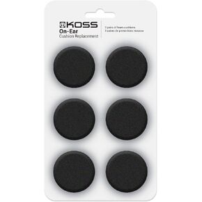 Koss Portable Replacement Cushions,Black