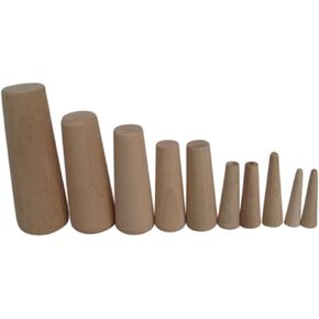 SeaLux Marine Tapered Conical Thru-Hull Emergency Soft Wood Plugs Set of 10 for Small Hull