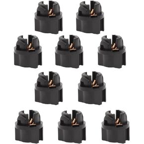 TOMALL T10 194 168 Socket for Instrument Panel Dash Light Car Gauge Cluster Bulbs Base(Pack of 10)