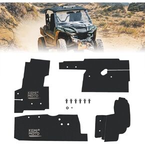 KEMIMOTO Mudguard Firewall Splash Panels Compatible with 2021-2023 Wolverine RMAX2/RMAX4 1000, Fender Flares Splash Guard Wind Protection Panels Anti-Mud Windproof Anti-Mud
