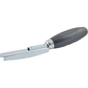 SOUTH BEND Soft Grip Fish Scaler - Durable Double Tooth Blade