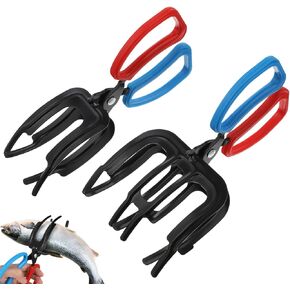 BESPORTBLE 2Pcs Plastic Fishing Body Gripper Fish Grabber Fish Clamp Fish Lip Holder for Saltwater Freshwater Fishing Gear