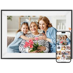 Digital Picture Frame -10.1 Inch Touch Screen 1280x800 HD Display with 32GB Storage, WiFi Digital Photo Frame Electronic with Share Photos via VPhoto App, Auto-Rotate, Gifts for Mom, Friends & Family