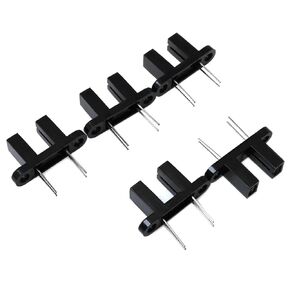 E-outstanding Optical Sensor Switch 5PCS 15/64 inches PCB Photo Interrupter Slotted Optical Sensor Switch HY860F