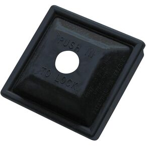 "WirthCo 30000 RV Locking Bumper Plug - 4""", black