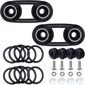 APIELE Bumper Quick Release Kit, Fastener Fender Bracket Kit Compatible with General Motors Bumper(BLACK)