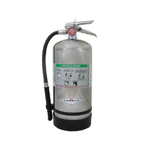 Amerex B260, 6 Liter Wet Chemical Class A K Fire Extinguisher, Ideal For “KITCHEN USE"