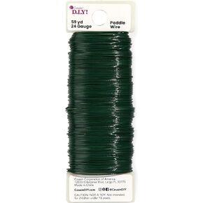 Cousin DIY Green Paddle Wire, 24 Gauge, 110ft