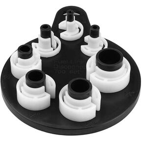KIMISS 7 in 1 Car Air Condition Pipe Puller Oil Fuel Line Disconnect Tool Plastic Quick Connecting Sleeves 1/4in, 5/16in, 3/8in, 1/2in, 5/8in, 3/4in, 7/8in