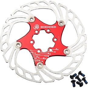 Boenoea Bike Floating Disc Brake Rotor 140mm 160mm 180mm 203mm Bicycle Rotors with 6 Bolts for Mountain Bike Road Bikes MTB BMX
