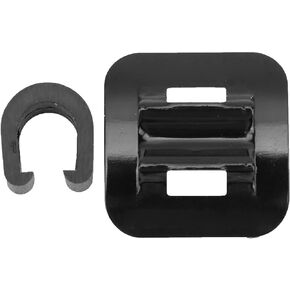 Bike Cable Guide, 10 Set Bicycle C Clips Housing Hose Clamps Shift Wire Base Brake Derailleur Shifter Adapter Fitting Line Oil Tube Lead Frame Buckle Cord Holder Accessories for Road Mountain Cycling