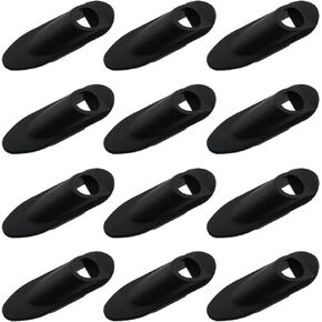 LUORNG 12PCS Single Hole Housing Fixed Device Frame Embedded Brake Shifter Line Bike Line Pipe Clamp Bike Grommets Brake Shifter Line Pipe Cable Tube Buckle Over The Line Card