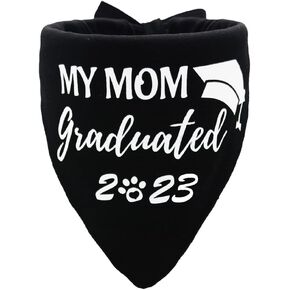 Graduation Dog Bandana My Mom Graduated 2023 for Small Medium Large Pet Holiday Costume