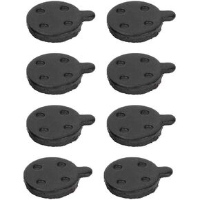 Brake Pads, Semi Metal Bike Brake Pads 4 Pairs Brake Disc Rotor Pad for 10inch Electric Scooter
