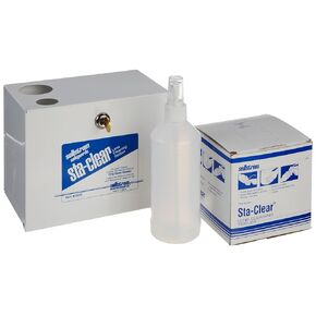 Sellstrom Lens Cleaning Tissues Station / Kit with Water Pump Spray Bottle, S23470
