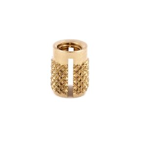 E-Z LOK Threaded Insert for Plastic Flush Brass Thread Inserts M3-0.5 Pack of 50