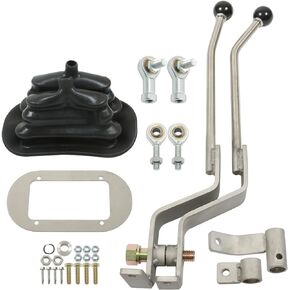 labwork Stainless Steel Twin-Stick Shifter Replacement for GM NP205 Transfer Case