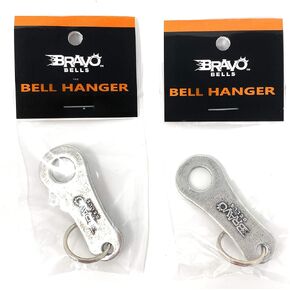 Bravo Bells - Bell Hanger, Biker Motorcycle Good Luck Riding Bell Hanger with a Split Ring - Pack of 2