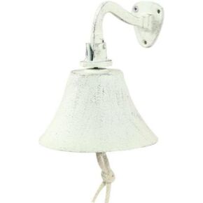 Rustic Black Cast Iron Hanging Ship's Bell 6 Inch - Captains Bell - Rustic Wall Art