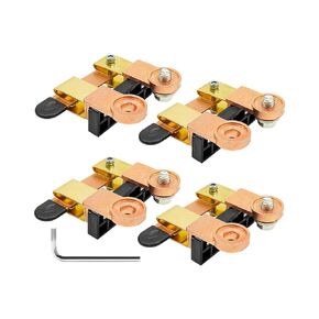QAGGUM 4 Pcs Battery Disconnect Switch, Battery Cut Off Switch 12V 24V 250/750A, Side Post Battery Disconnect Switch for Car Motorcycle Vehicle Side Post Negative