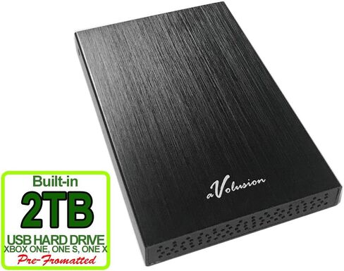 Avolusion HD250U3 2TB USB 3.0 Portable External Gaming Hard Drive (for Xbox One, Pre-Formatted) - 2 Year Warranty in Saudi Arabia
