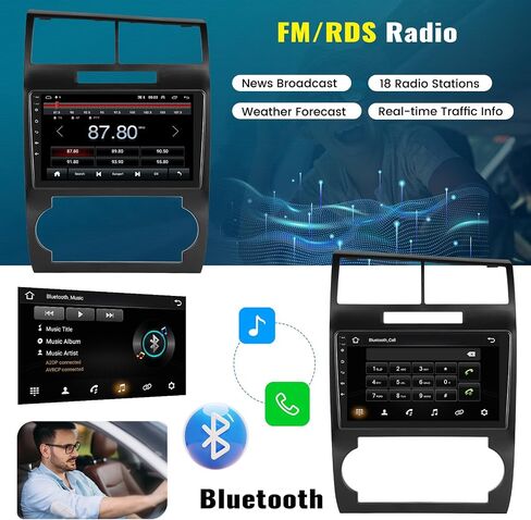 2G+64G Android 13 Car Stereo for Dodge Charger/Magnum 2005-2007 with Wireless Apple Carplay Android Auto,9'' Touchscreen Car Radio with GPS Navigation,Bluetooth,WiFi/FM/RDS Radio,SWC+Backup Camera in Saudi Arabia