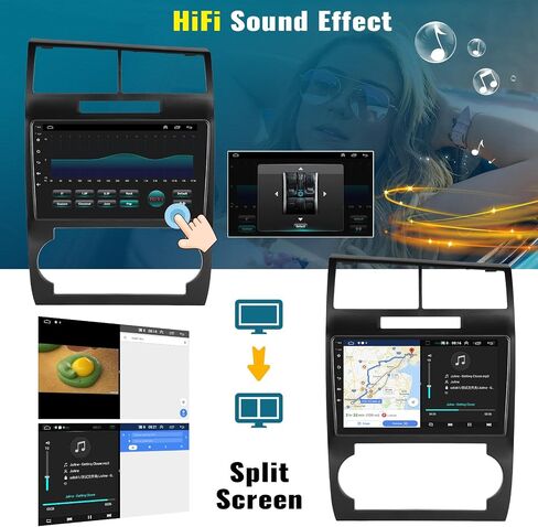 2G+64G Android 13 Car Stereo for Dodge Charger/Magnum 2005-2007 with Wireless Apple Carplay Android Auto,9'' Touchscreen Car Radio with GPS Navigation,Bluetooth,WiFi/FM/RDS Radio,SWC+Backup Camera in Saudi Arabia