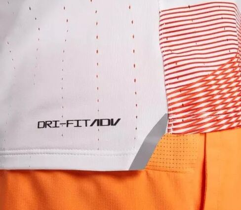 Nike Men's AeroSwift NN Running Singlet, White/Orange, Medium in Saudi Arabia