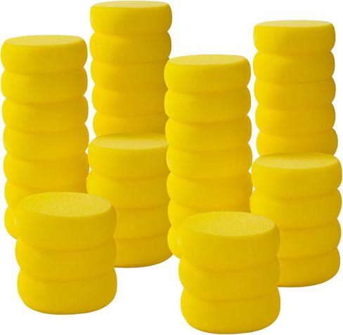 50 عبوة من إسفنجة رسم الوجه، إسفنجة اصطناعية بألوان مائية مقاس 2.9 بوصة، إسفنجة مستديرة للفنانين لطلاء الوجه، والألوان المائية، والحرف اليدوية، والفخار، والطين، والسيراميك in Kuwait