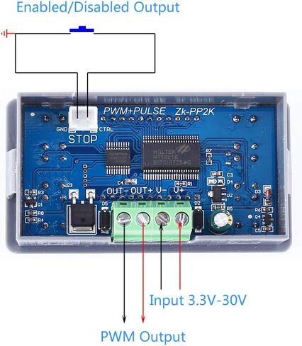 مولد إشارة الوظيفة، ZK-PP2K PWM مولد تردد النبض 1 هرتز - 150 كيلو هرتز LCD وحدة تحكم المحرك LCD وحدة دورة تردد النبض in Kuwait