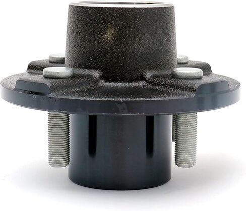 FKG Trailer Hub Spindle Kit 4 Bolt on 4 Inch Circle Fit for 2,000 lb. axles with 1" Straight Spindle, Set of 2 in Saudi Arabia
