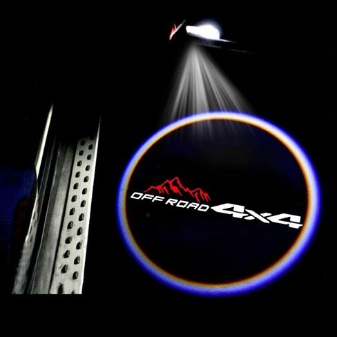 2Pcs Car Door Lights Projector Ghost Shadow Lights Laser Welcome Lamp Light Compatible with Chevy Silverado 1500 GMC Sierra 1500 Ram 1500 in Saudi Arabia