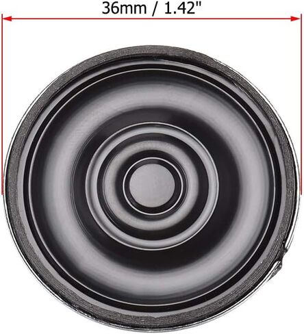 uxcell 0.5W 16 Ohm Micro Internal Speaker Magnet Loudspeaker 36mm Dia 2pcs in Saudi Arabia