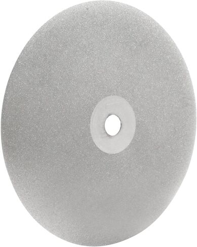 عجلة اللفة المسطحة الماسية من Kmitmuk، مقاس 6 بوصة × 1/2 بوصة، 240 حبيبة على الجانبين، قرص الصنفرة، قرص تلميع لقطع أو صنفرة الحجر والزجاج in Kuwait