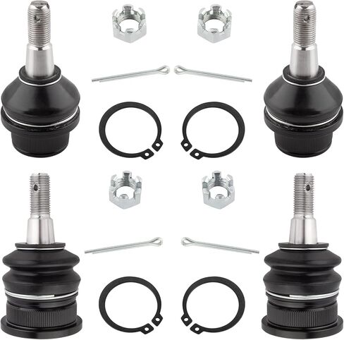 WEDOAUTO 4Pcs Front Suspension Kit Front Upper and Lower Ball Joints Left Driver & Right Passenger Fit For Dodge Ram 1500 2006 2007 2008 2009 2010, For RAM 1500 2011-2012 Truck Replace# K80628 K7411 in Saudi Arabia